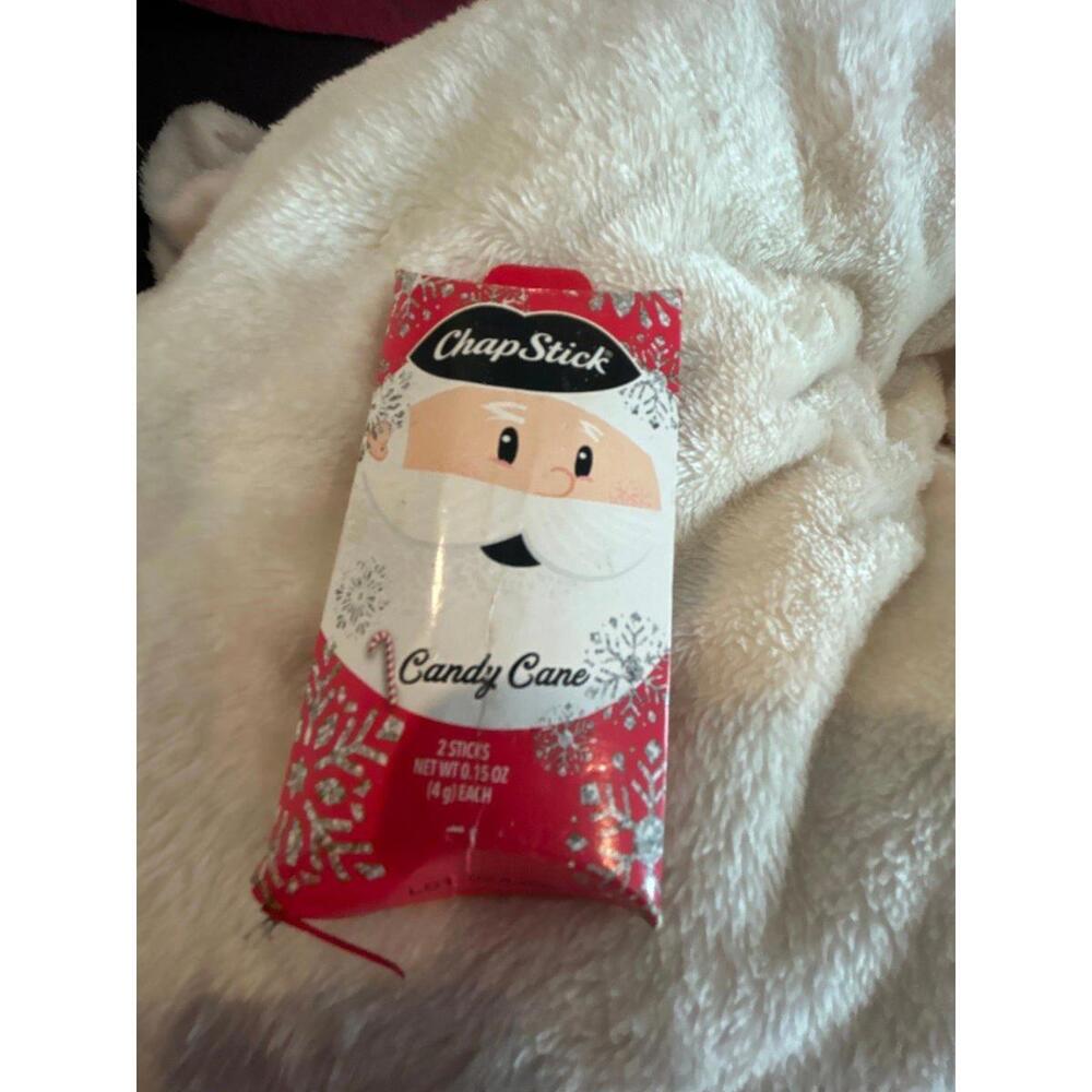 ChapStick Lip Balm Holiday Santa Candy Cane 0.15oz each- 2-Sticks